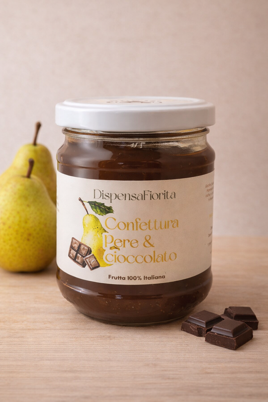 Confettura artigianale di Pere e Cioccolato - 210 g